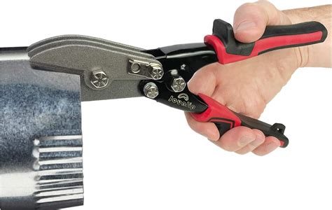 sheet metal pipe crimper|hand held sheet metal crimpers.